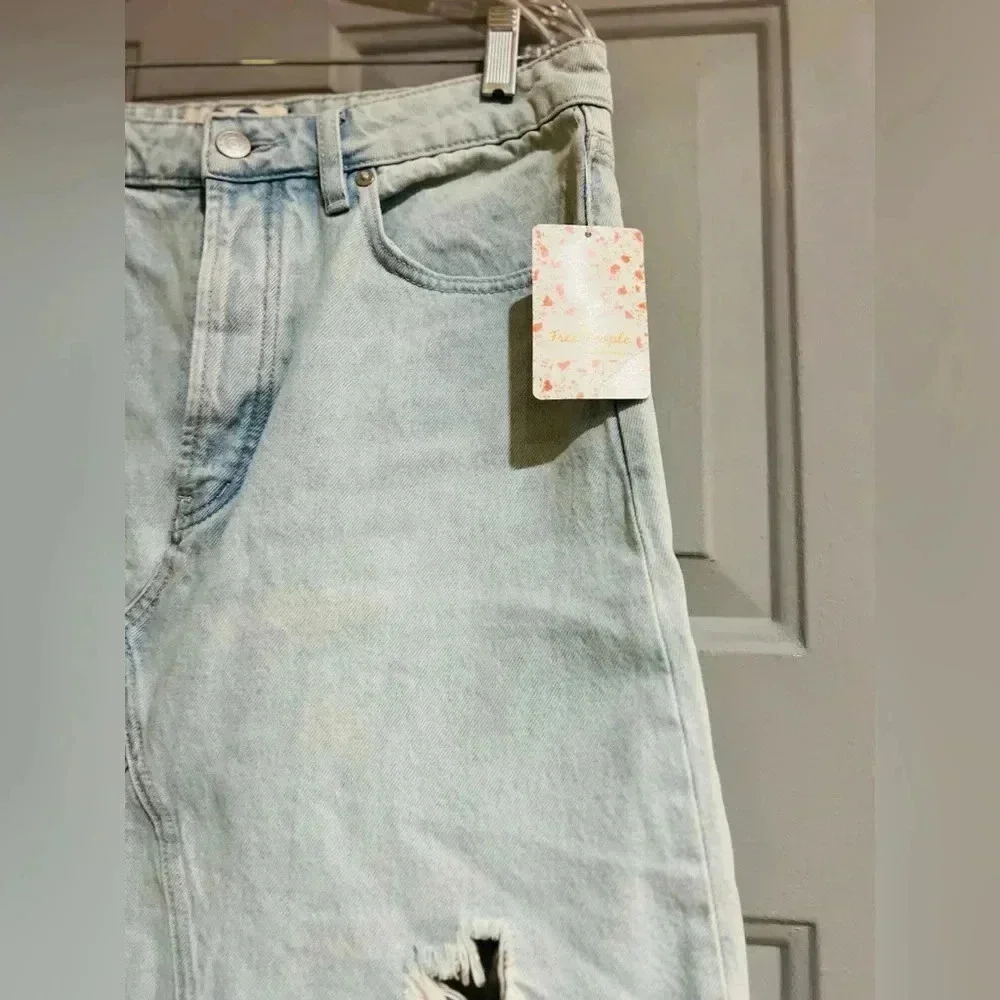 We the Free by Free People Going Rogue Patched Mini Skirt in Tidal Wave 29